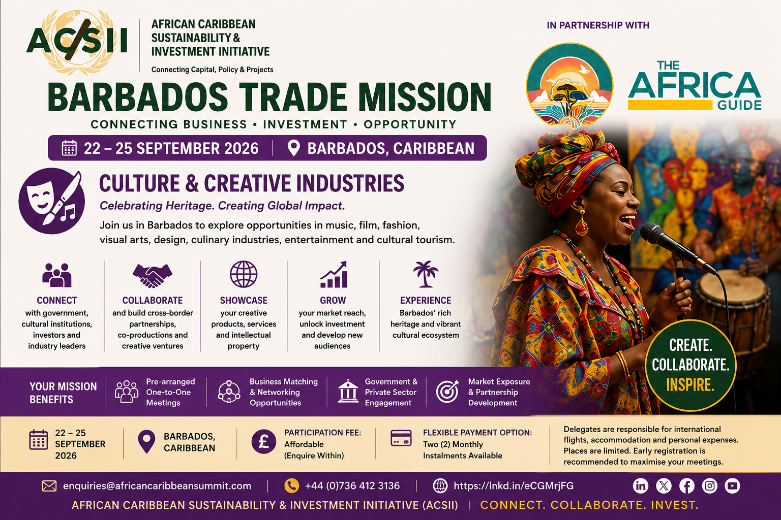 Join the ACSII Trade Mission To Barbados This September
