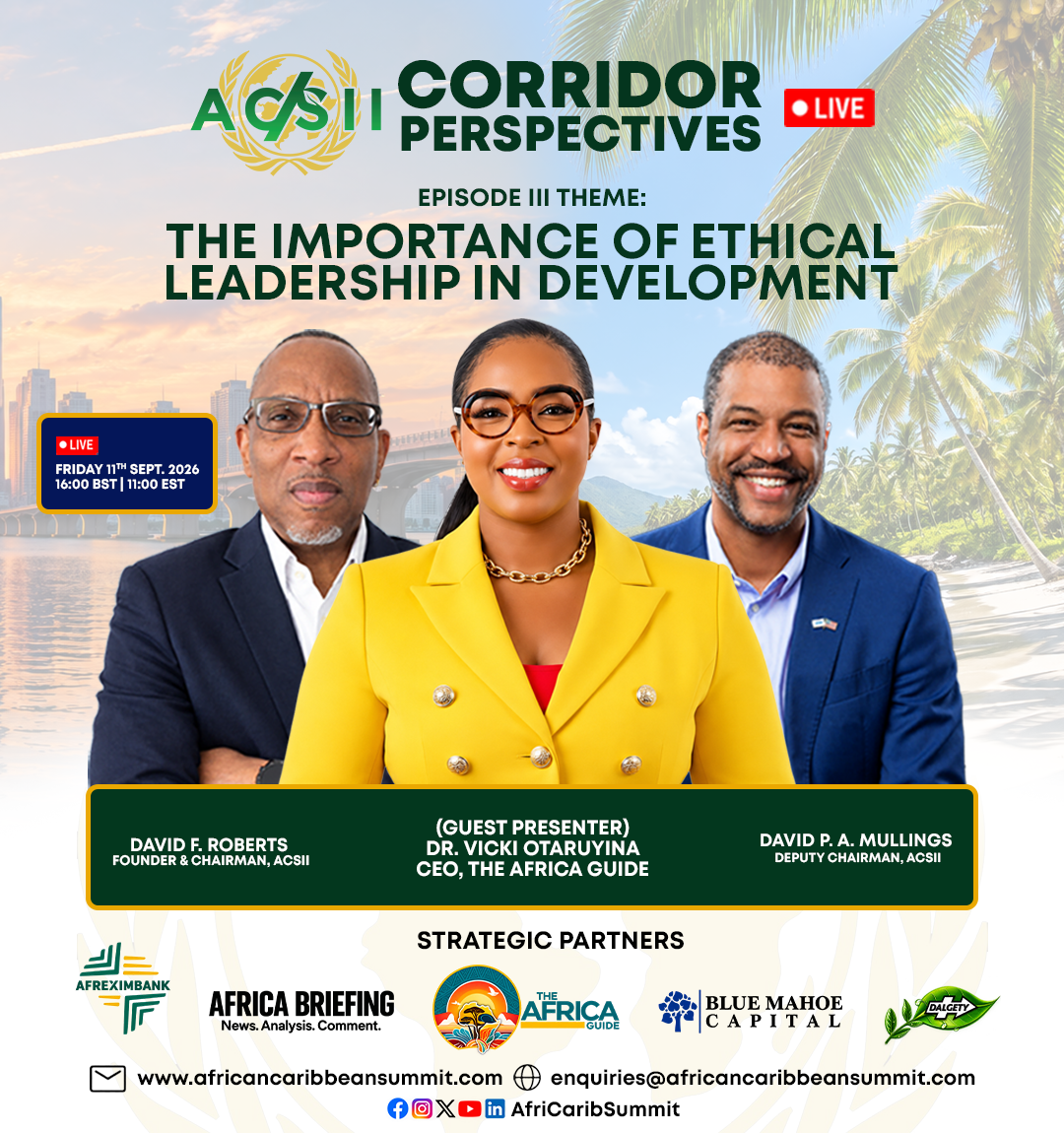 Ethics anchors Africa-Caribbean corridor